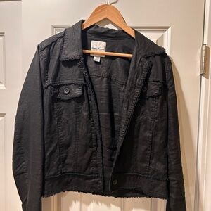 Tommy Bahama Black Linen Jacket Small